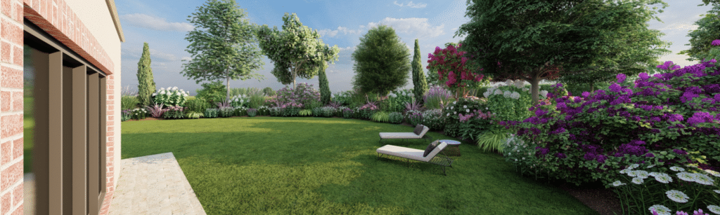 Réalisation d'une étude paysagère pour votre jardin par les concepteurs et paysagistes professionnels du Groupe J.Richard