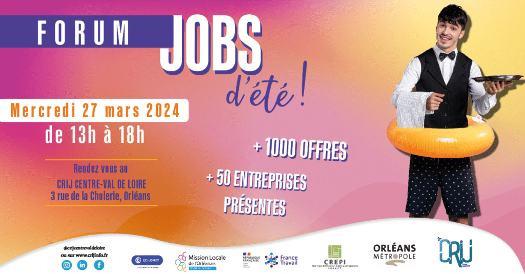 Le Groupe J.Richard participe au Forum Jobs d'Été 2024 au CRIJ à Orléans pour vous proposer des emplois saisonniers en espaces verts !